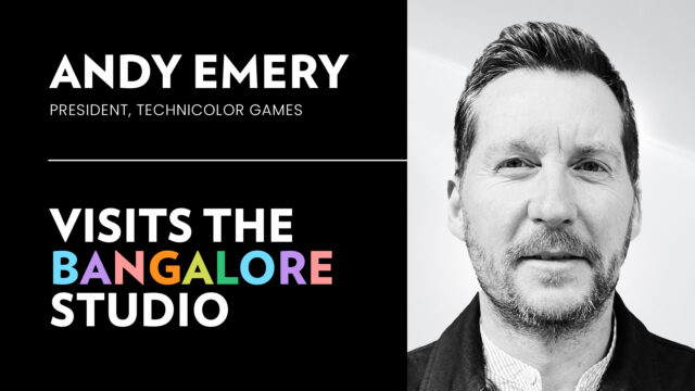 Games President Andy Emery Visits the Bangalore Studio  