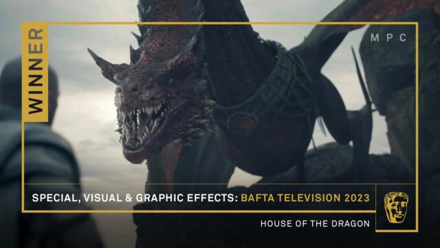 MPC wins a BAFTA Television Award for House of the Dragon